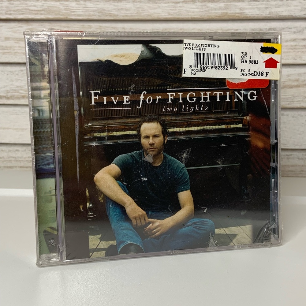 Five for Fighting Two Lights Album Audio CD New